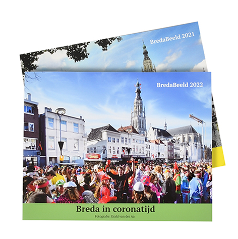 Fotoboeken Breda in coronatijd 2021 + 2022. incl € 5,- verzend & verpakkingskosten.